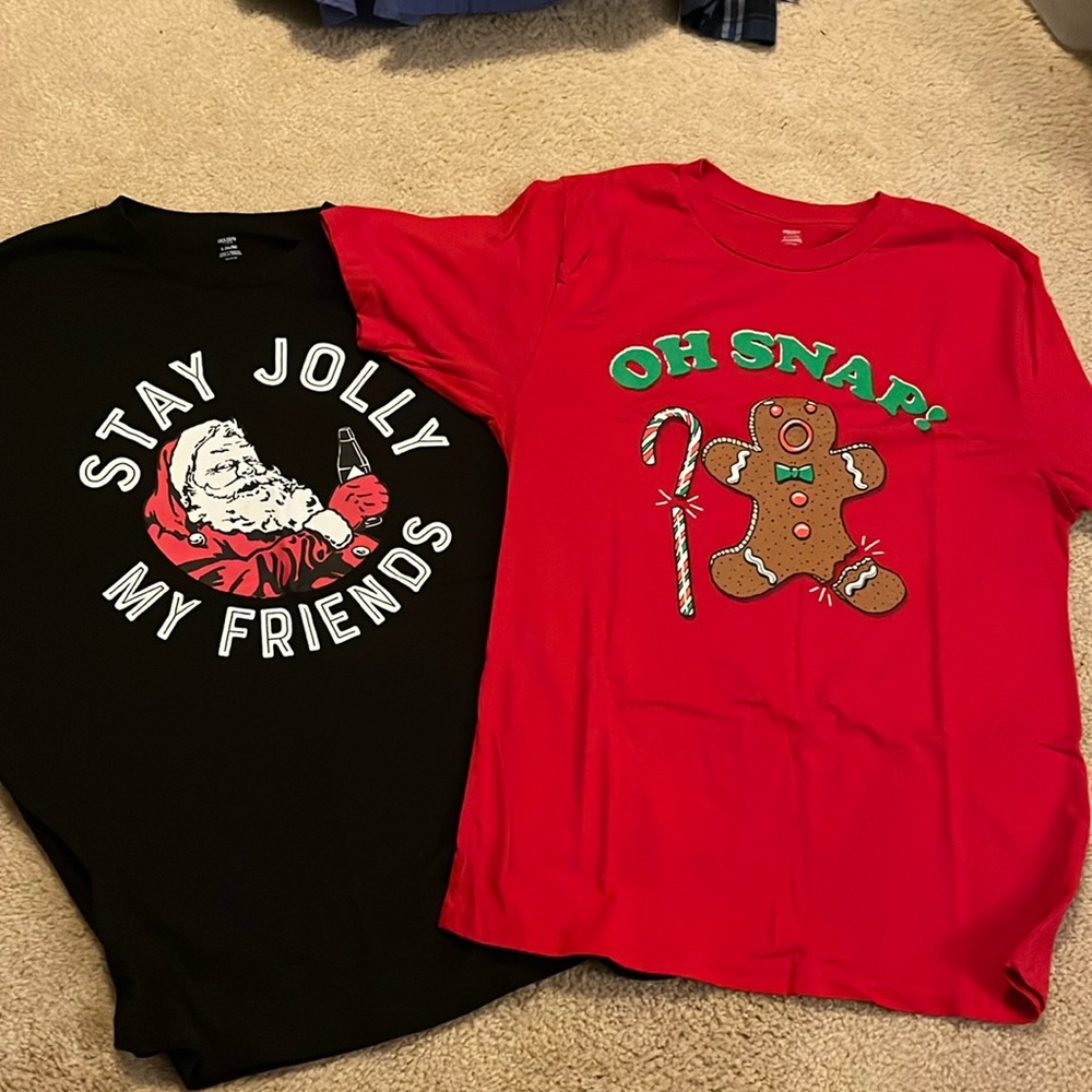 Men’s Christmas shirts size small